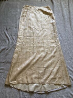Vintage Gold Long Skirt